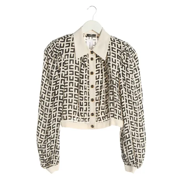 Bluse, in Beige, Viskose, Elisabetta Franchi