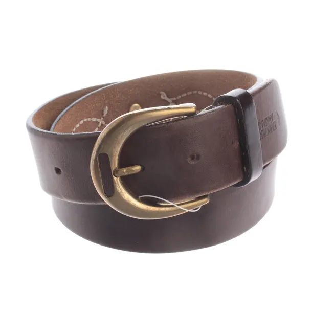 Gürtel, in Dunkelbraun, Leder, Emporio Armani