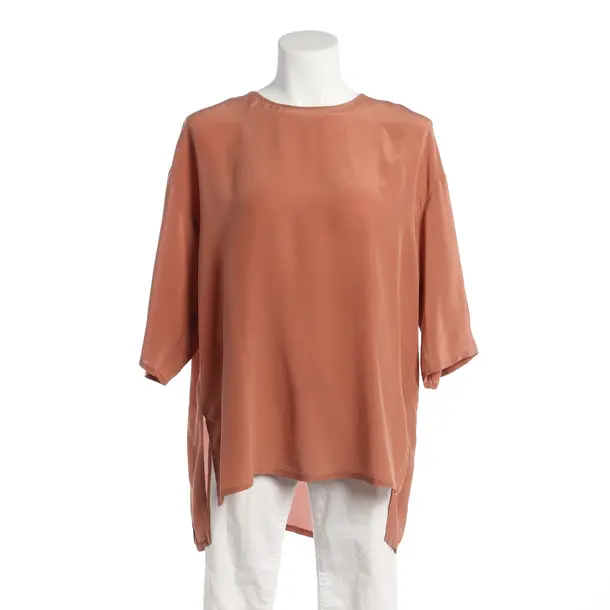 Blouse, in Light Brown, Silk, Roberto Collina