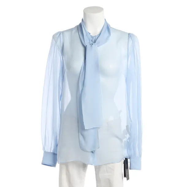 Bluse, in Hellblau, Seide, Dolce & Gabbana