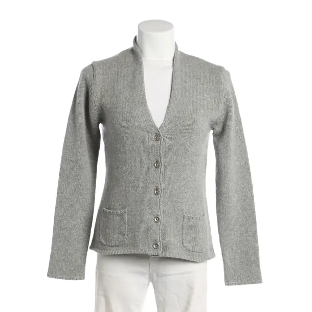 Strickjacke, in Grau, Kaschmir, GC Fontana
