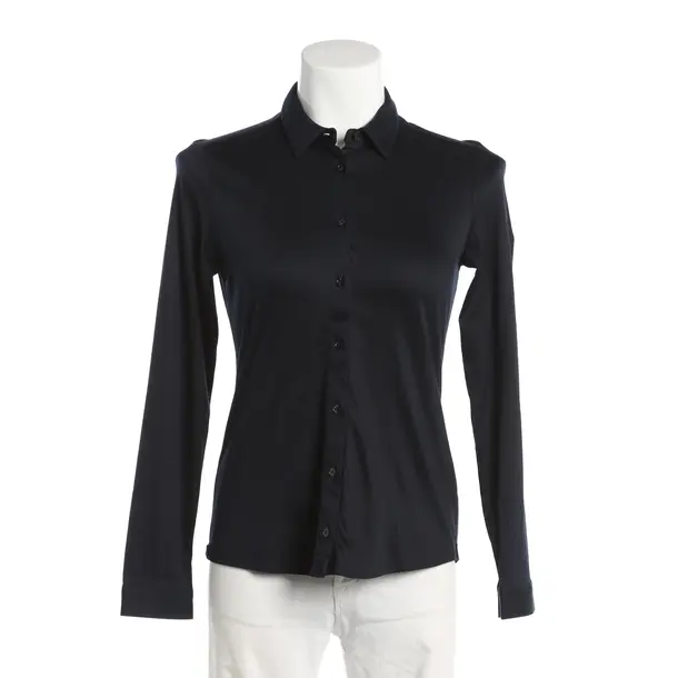 Bluse, in Navy, Baumwolle, Van Laack