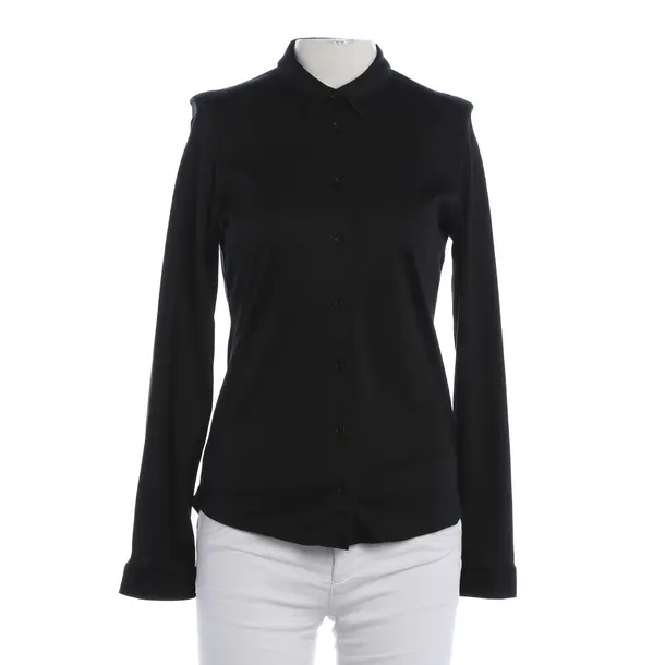 Blouse, in Black, Cotton, Van Laack