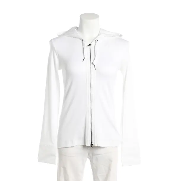 Sweatjacke, in Weiß, Baumwolle, Marc Cain Sports