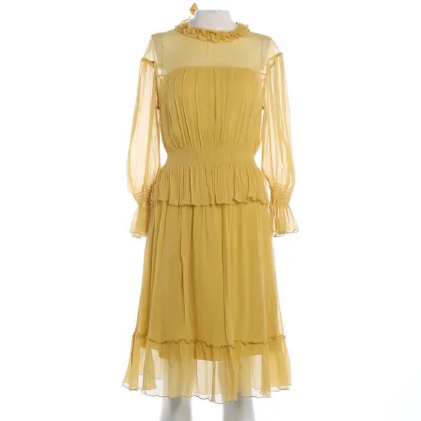 Dress, in Mustard Yellow, Silk, See by Chloé