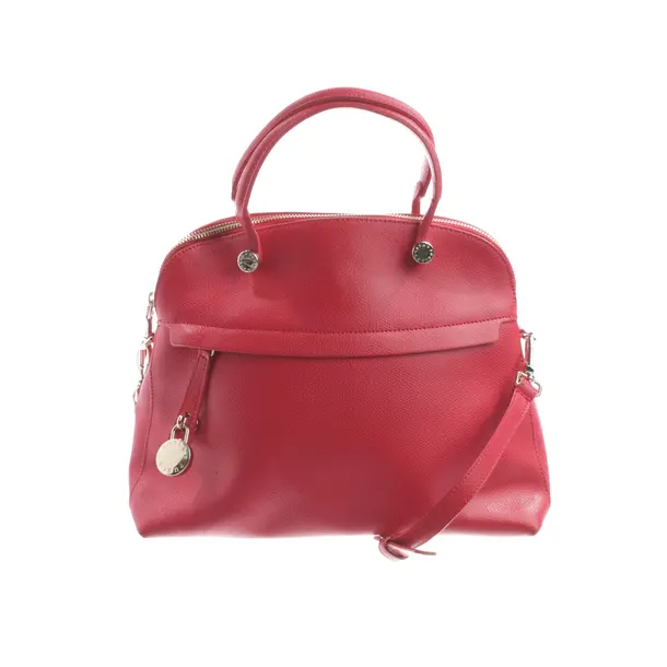 Handbag, in Red, Leather, Furla