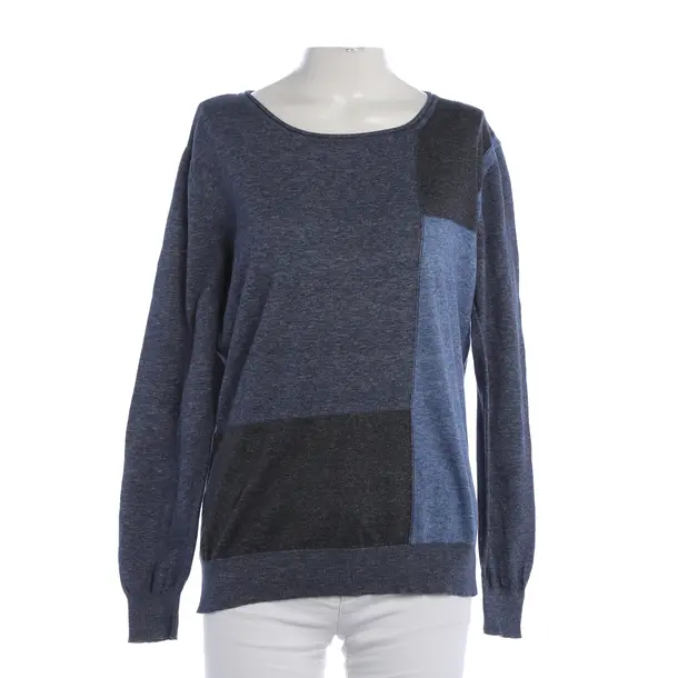 Jumper, in Blue, Cotton, Closed