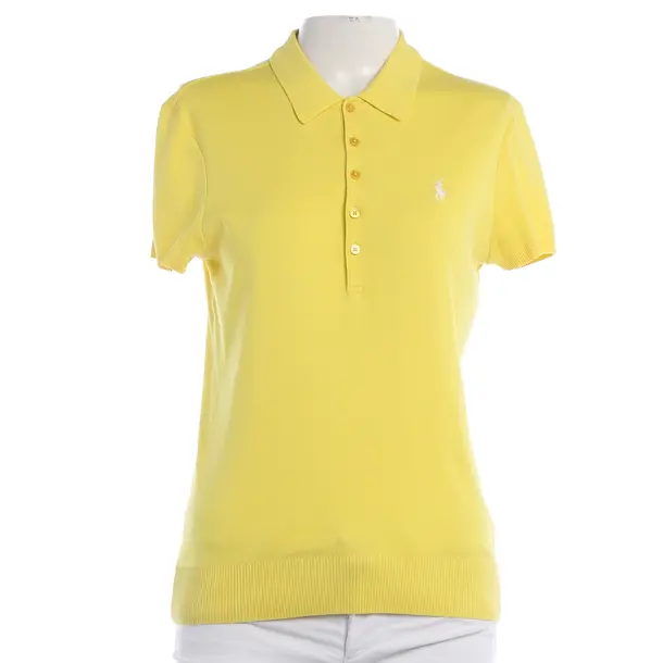 Polo Shirt, in Yellow, Cotton, Ralph Lauren Black Label
