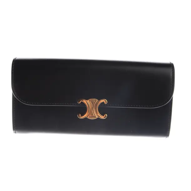 Wallet, in Black, Leather, Céline