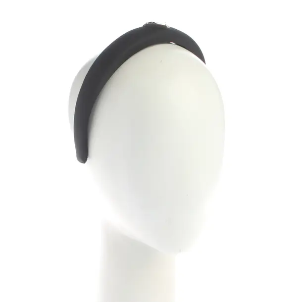 Headband, in Black, Polyimide, Prada