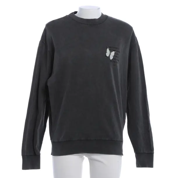 Sweatshirt, in Grau, Baumwolle, Hugo Boss Orange