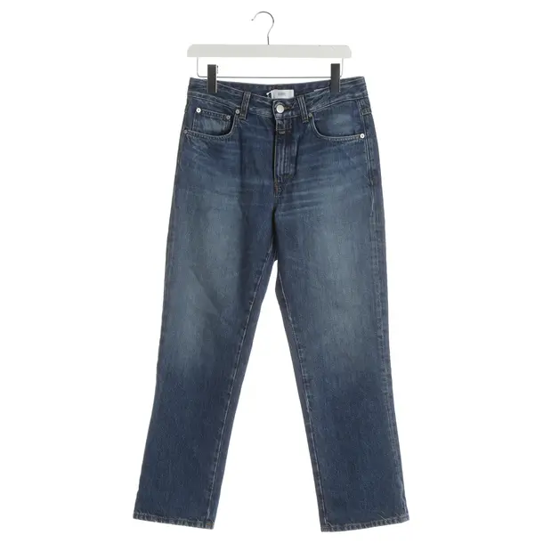 Jeans straight fit, in Blu, Cotone, Chiuso
