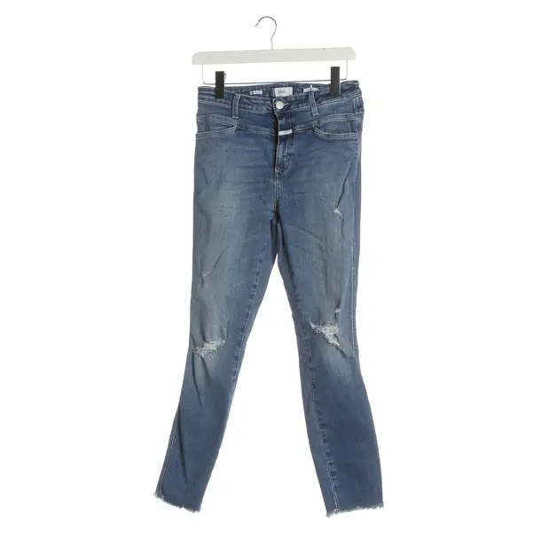 Jeans slim fit, in Blu, Cotone, Chiuso