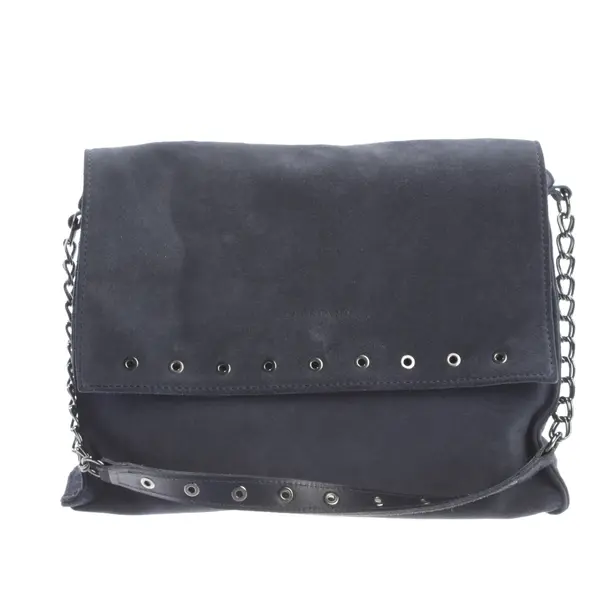 Shoulder Bag, in Navy, Leather, Longchamp