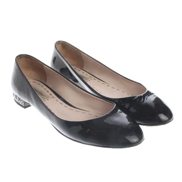 Ballerinas, in Schwarz, Miu Miu