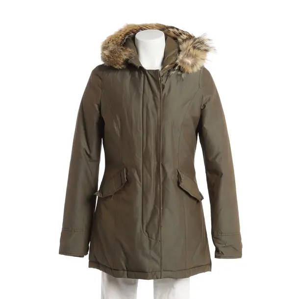 Winter Coat, in Brown, Cotton, Woolrich