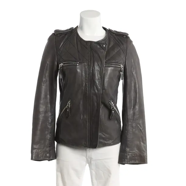LeatherJacket, in Gray, Leather, Isabel Marant Étoile