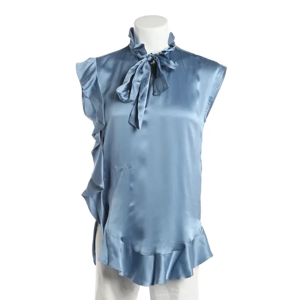 Blouse, in Light Blue, Silk, Sandro