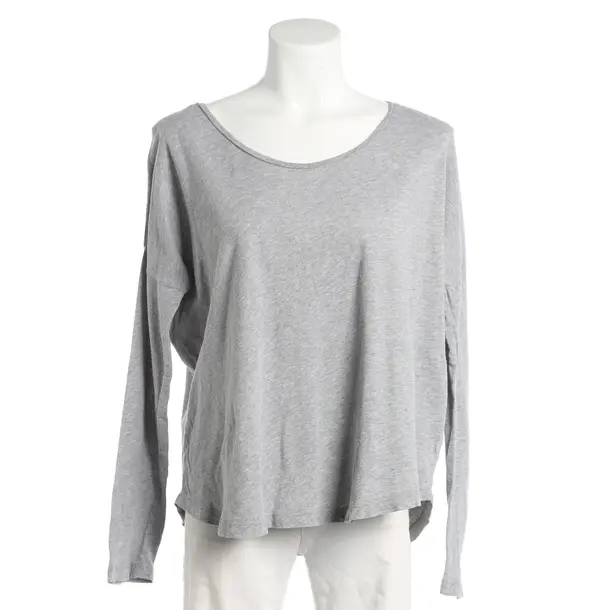 Long Sleeve Shirt, in Light Gray, Cotton, Closed