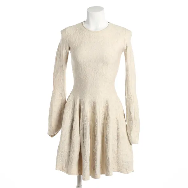 Kleid, in Beige, Wolle, Alexander McQueen