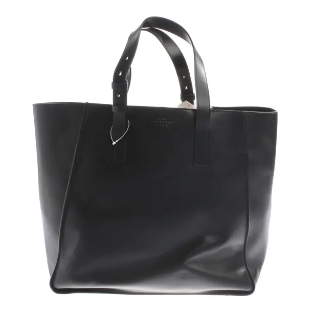 Handtasche, in Schwarz, Leder, Smythson