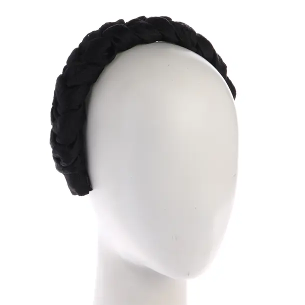 Headband, in Black, Polyester, Jennifer Behr
