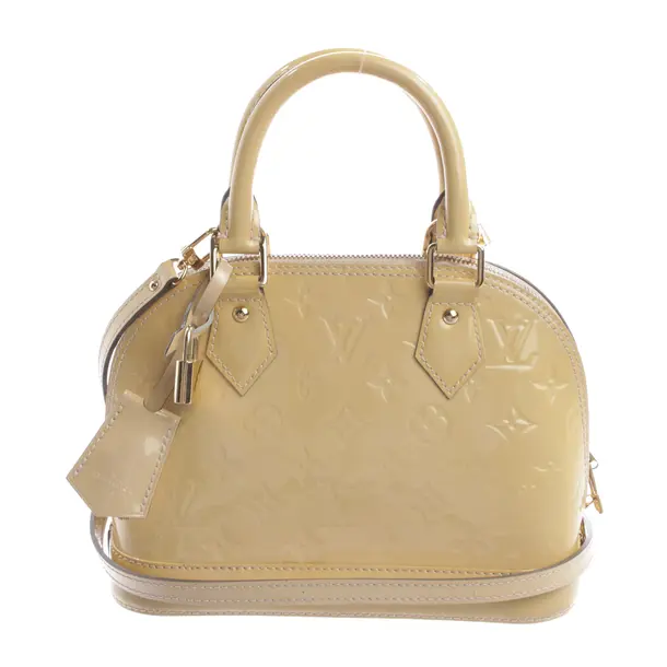 Handbag, in Beige, Leather, Louis Vuitton
