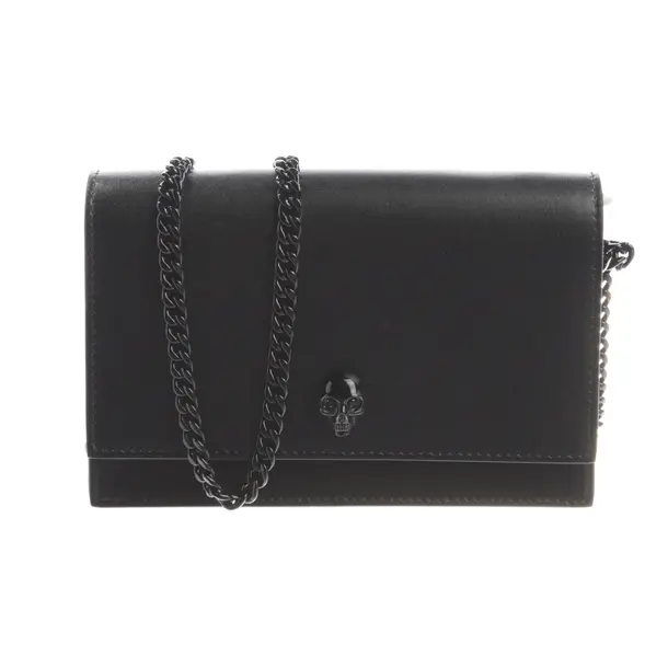 Schultertasche, in Schwarz, Leder, Alexander McQueen