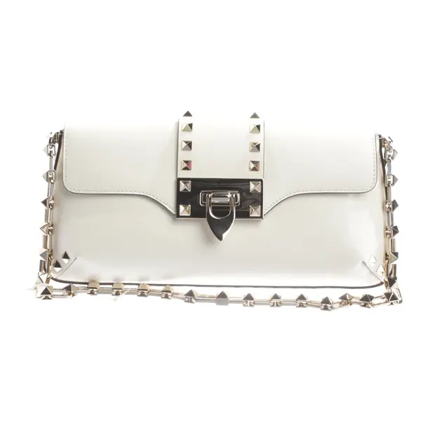 Schultertasche, in Beige, Leder, Valentino