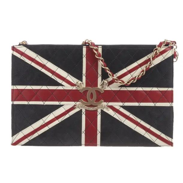 Handtasche, in Mehrfarbig, Leder, Chanel