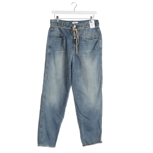 Jeans straight fit, in Blu, Cotone, Chiuso