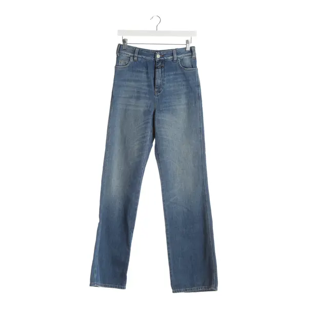 Jeans svasati, in Blu, Cotone, Chiuso