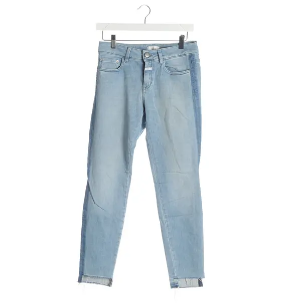 Slim Fit Jeans, in Light Blue, Cotton, Closed