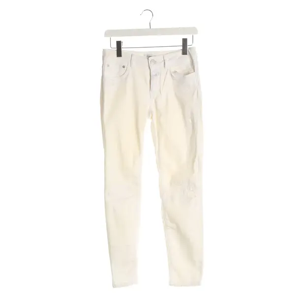 Slim Fit Jeans, in Cream, Cotton, Closed