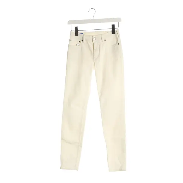 Slim Fit Jeans, in Cream, Cotton, Acne Studios