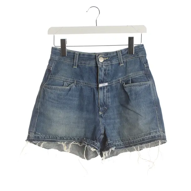 Pantaloncini, in Blu, Cotone, Chiuso