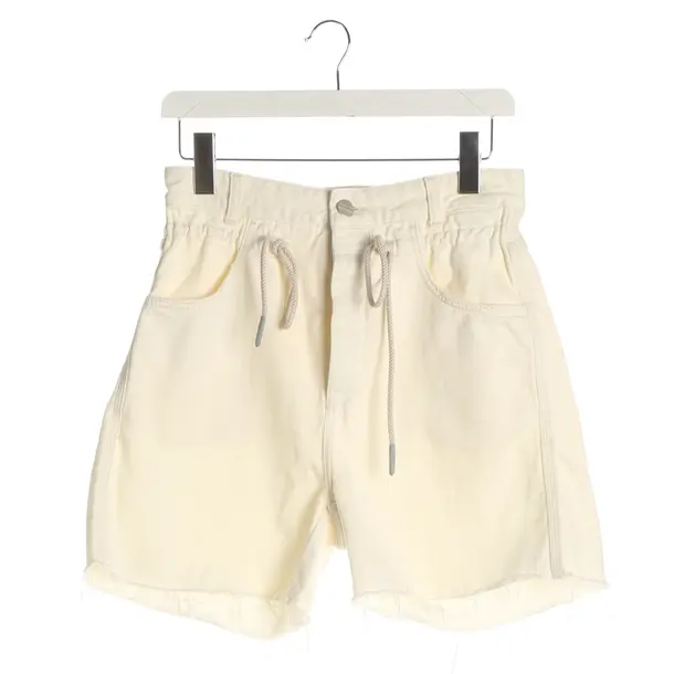 Pantaloncini, in Crema, Cotone, Chiuso