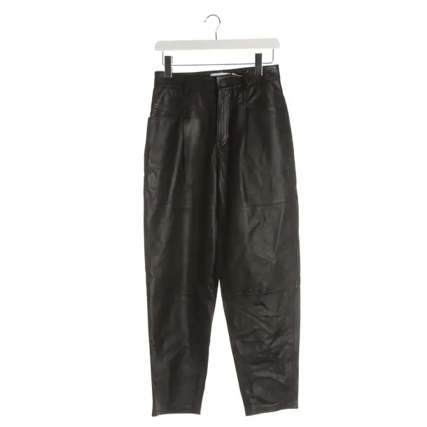 Hose, in Schwarz, Leder, Closed