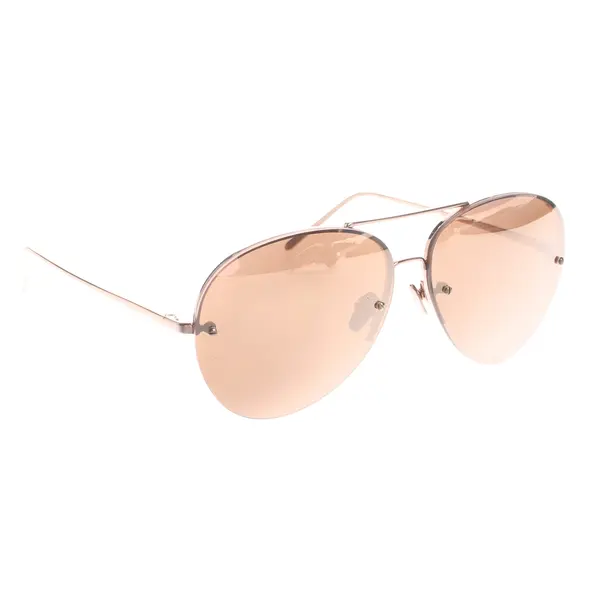 Sunglasses, in Gold, Metal, Linda Farrow