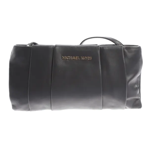Clutch Bag, in Black, Leather, Michael Kors