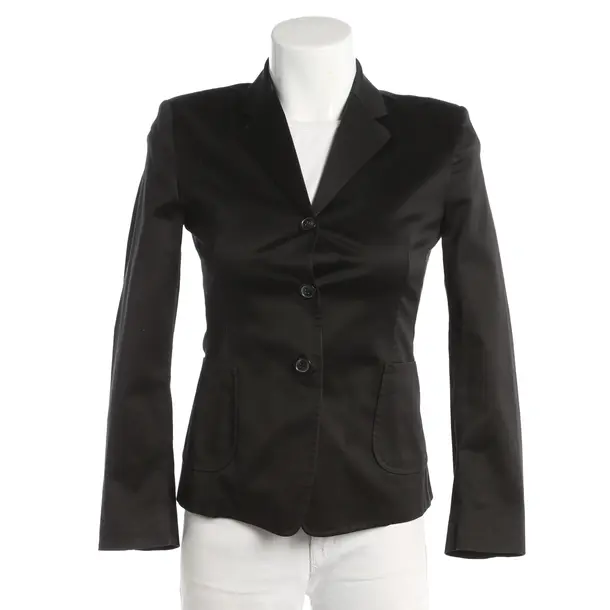 Blazer, in Black, Cotton, Strenesse