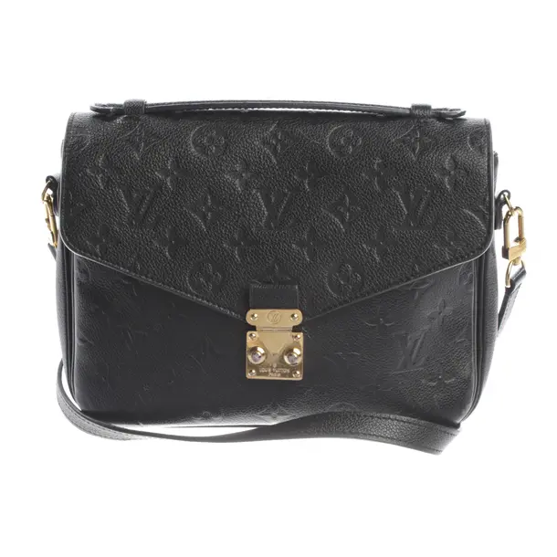 Schultertasche, in Schwarz, Leder, Louis Vuitton