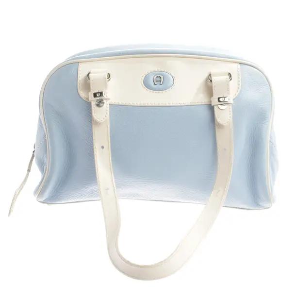 Handtasche, in Beige, Leder, Aigner