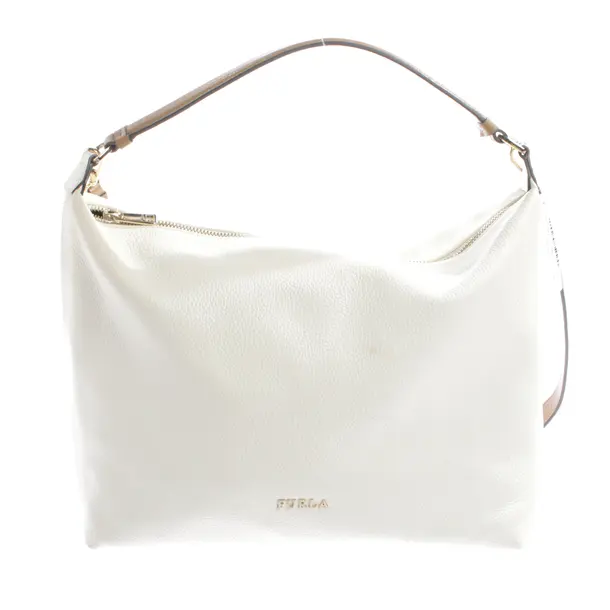 Shoulder Bag, in Beige, Leather, Furla