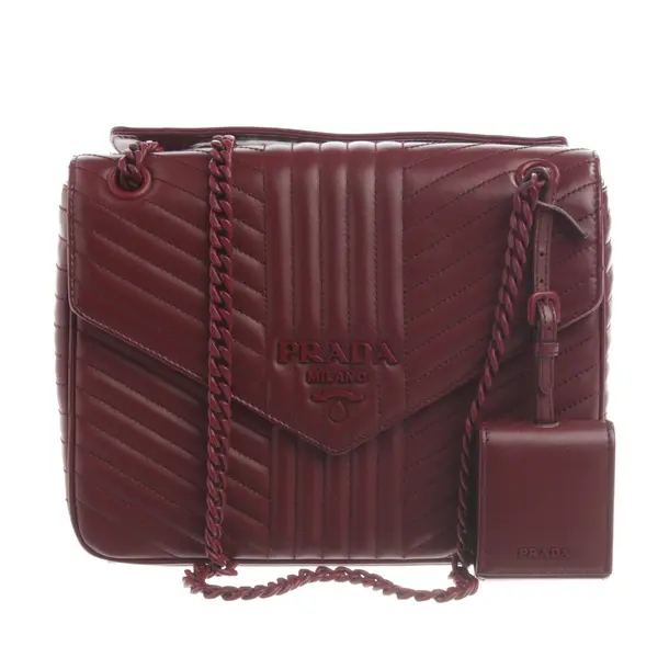 Borsa a cinture a tracolla, in Bordeaux, Pelle, Prada