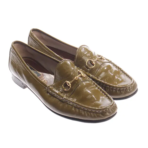 Mocassini, in Verde oliva, Gucci