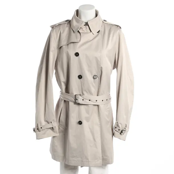 Mid-Season Coat, in Beige, Cotton, Drykorn