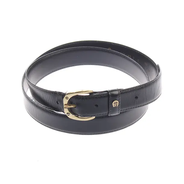 Gürtel, in Schwarz, Leder, Aigner