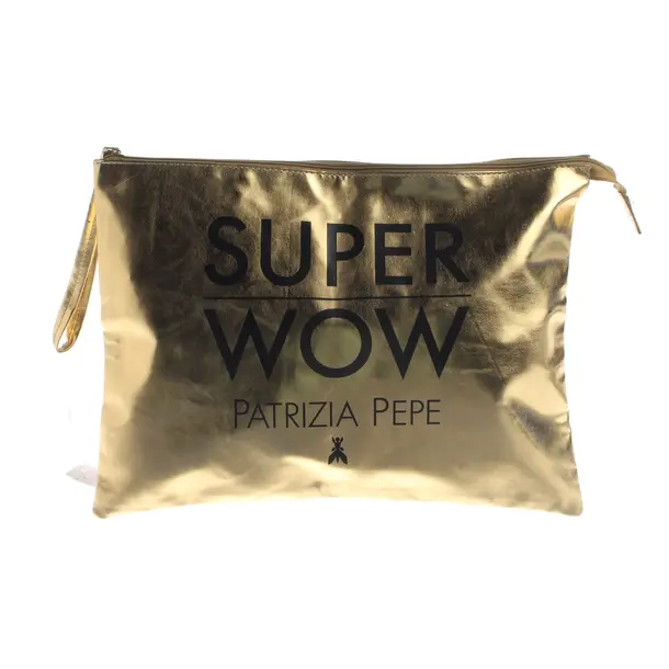 Pochette, in Gold, Leather, Patrizia Pepe