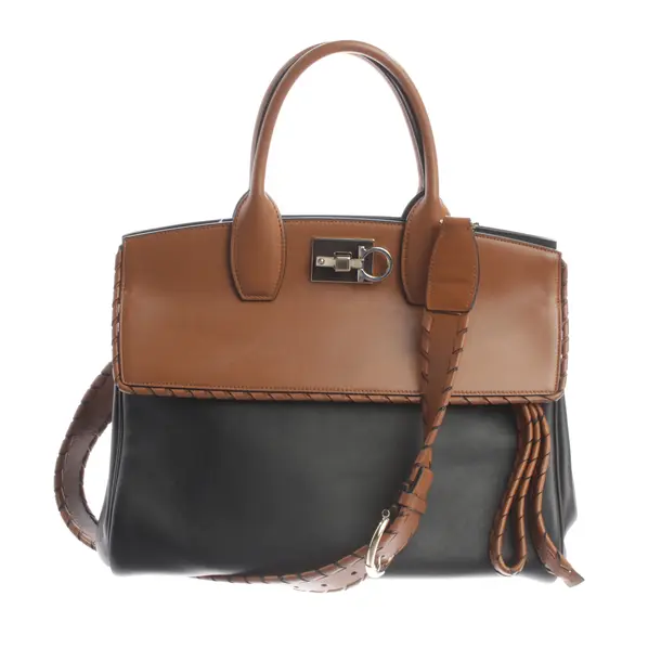 Handtasche, in Braun, Leder, Salvatore Ferragamo